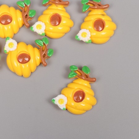 Decor for creativity Plastic "Bee Hive" set 6 pcs 2.8x2.7x0.8 cm