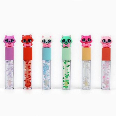 Children's shine for the lip "cat", 8 ml, mix-5