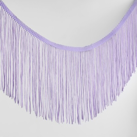 Decorative braid "Furger", 15 cm, 5 ± 0.5 m, lavender color