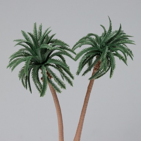 Decor for creating miniatures (trees) "Hawaiian palm" set 2 pcs 17 cm-3