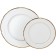 Dining Service 6/25 TULIP, Sveta Tulip decor, golden holders, 25 items