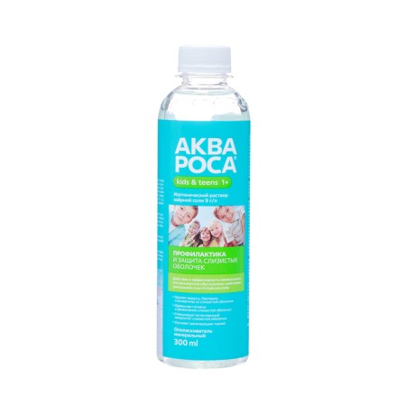 Aquaros+Rinseum, mineral, isotonic solution 0.9%, 300 ml
