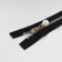Metal zipper, No. 5, non -proceeding, automatic lock, 20 cm, black color/nickel