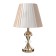 Table lamp "Style" 1x40W E27+ LED lighting 3W gold 28x28x46cm