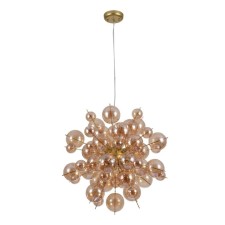 Suspended chandelier Arte Lamp Molecule A8313SP-9GO, G9, 9x40 W, 60x60x60 cm, golden