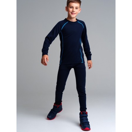Thermal complex for a boy: trousers, sweatshirt, height 146 cm-1
