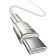 Cable Baseus, Type-C-Type-C, 5 A, 100W, 1 m, white