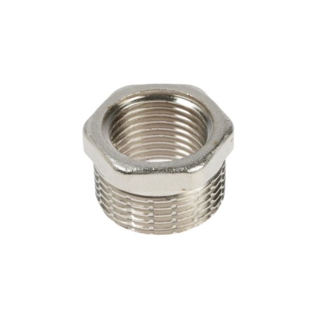 Futorka RTP, 3/4 "x 1/2", outer/internal thread, nickel -plated brass, euroslot