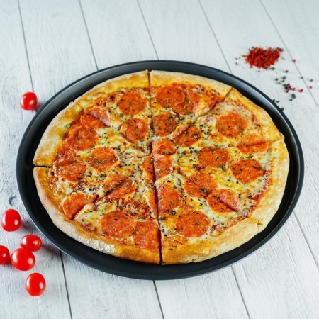 Form for pizza "Jacqueline", d = 35 cm, anti -stick coating, black color-7