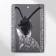 Unisex "wolf" profile, color black silver, 60 cm