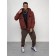 Sports male jacket, size 58, burgundy color