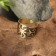 Kolovrat's amulet ring, brass