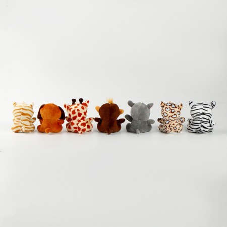 Training cards with a soft toy "Beasts"-4