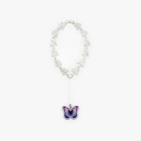 Keychain beads for keys "butterfly", 15 x 3.7 cm-4
