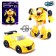 Autobot robot, transforms, yellow color