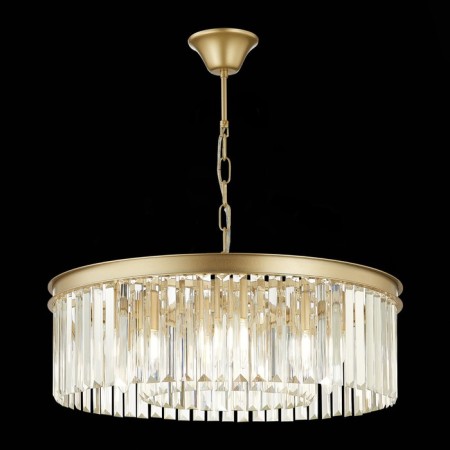 Suspended chandelier ST LUCE. SL1624.203.08. Ercolano. 6x40 W, E14, 55x55x18 cm, Shampan-1