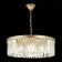 Suspended chandelier ST LUCE. SL1624.203.08. Ercolano. 6x40 W, E14, 55x55x18 cm, Shampan