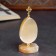 Egg on the stand "Christ Risen" No. 4, Selenite