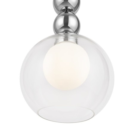 Suspended lamp Freya Fr5220PL-01CH3 FOCUS, 200x200x1740 mm, G9, 1x25W, chromium color-5
