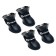 Rubber boots "All-terrain vehicle", set of 4 pcs., Rr. S (sole 4 x 3 cm), black