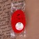 Capricon lace, 15 mm × 10 ± 1 m, color red No. 17