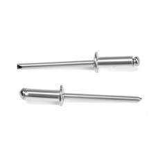 Rolls of the tundra krep, exhaust, aluminum-old, 4x12 mm, unpainted, 500 pcs