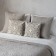 Cover with pillowcases "Diana", size 230x250 cm, beige-gray color