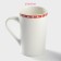 Porcelain shade “Thursday is little Friday”, 380 ml, white color