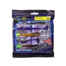 A set of silicone lures for pike perch Helios 