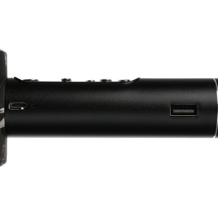 Microphone for karaoke Q5, 3 W, 1800 mAh, Bluetooth, FM, Microsd, Black-5