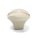 Handle button cappio, zinc, d = 35 mm, white/gold color