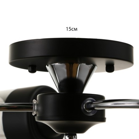 Estel chandelier 3he27 40W black-chromium 60x60x23 cm Bayerlux-4