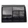 Chancellery trifle stand 7 departments, mesh metal, black