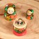 Nesting doll 3 puppet "Yana" 11 cm, manual painting