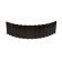 Fencing for the flowerbed, 110 × 24 cm, brown, "wave", Greengo