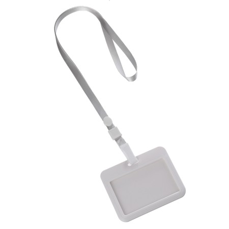 Horizontal badge 85 x 54 mm, erichkrause slider, plastic ABC, textile tape, mix-4