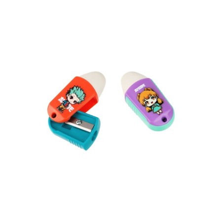 Plastic grinding meshu "anime", 1 hole, mix-1