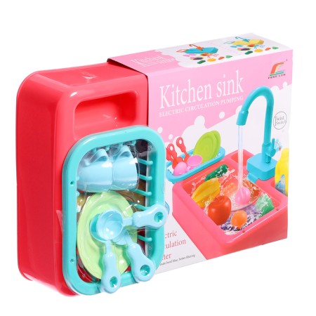 Game set "Shell" with a set of dishes, water circulates-19