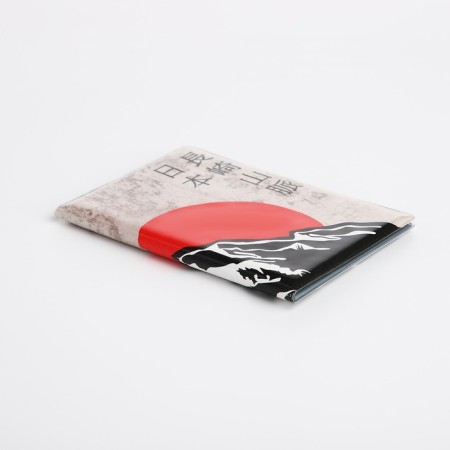 Passport cover, gray color-3