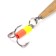 Vertical "Yaman" rhombodrotic with a tee, size 36 mm, 4 g, color nickel