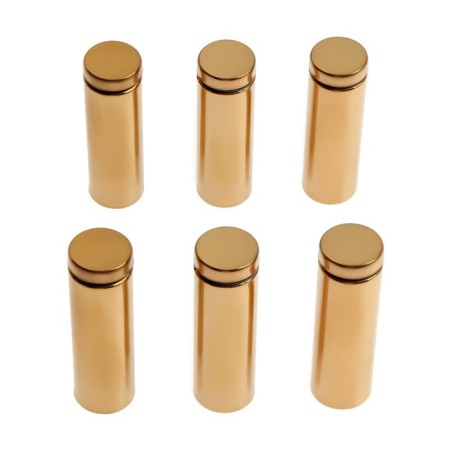 Remote holder for plates, 19x60 mm, color gold, set 6 pcs.