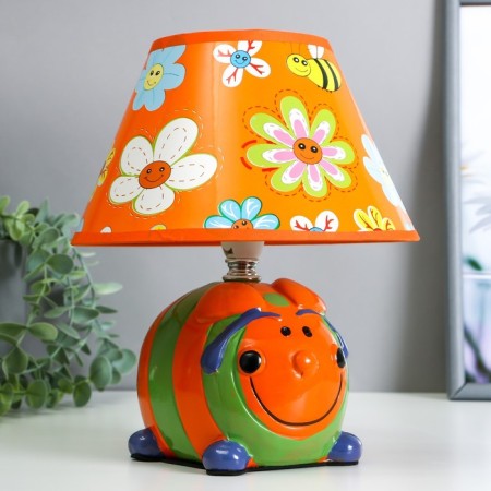 The table lamp "Fun" 1x40W E14 is orange 20x20x24cm.