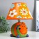 The table lamp "Fun" 1x40W E14 is orange 20x20x24cm.