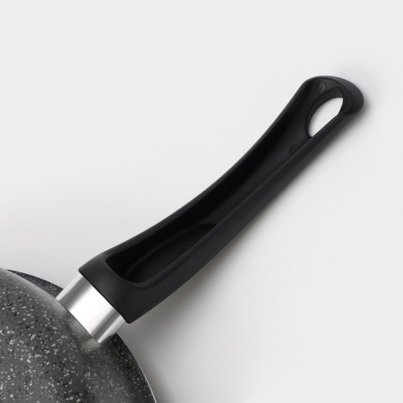 Silenik Granit, D = 28 cm, with anti -stick coating, glass cover, color gray color-5