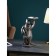 Steam for the little things "Bear", polystone, 43 cm, silver color