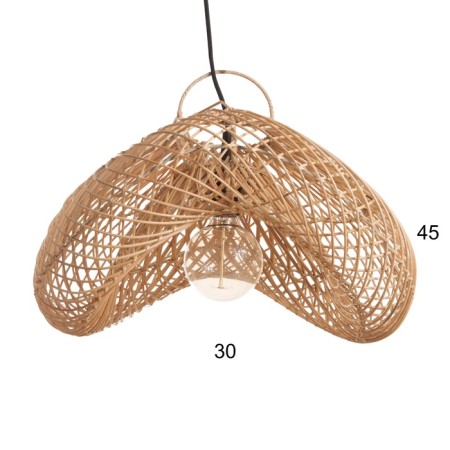 Ceiling Lamp from the rattan "Flexibility" 1x120W, E27, 45x42x26 cm-4