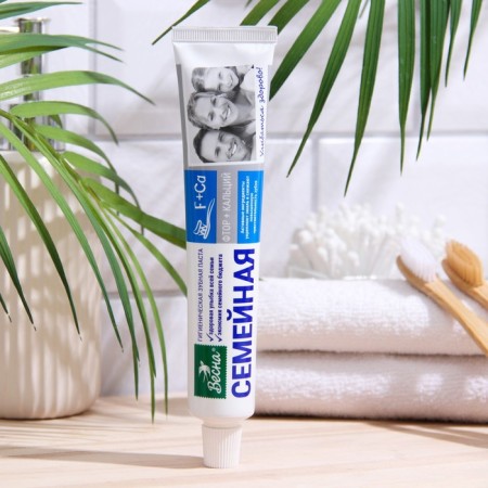 Toothpaste spring family fluorine + calcium, 90 g