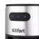 Coffee machine KitFort KT-7137, Rozhkova, 1150 watts, 1.3 l, cappuccino, black-silver-silver