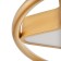 Causteen with PDU 2222/1 LED 110W Dimmer Gold 48x48x7 cm Bayerlux
