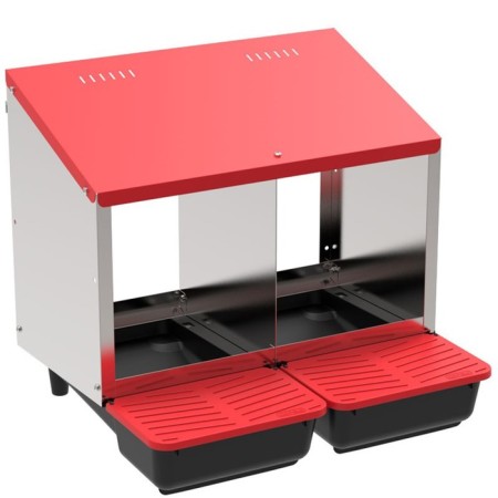 Nest for chickens of layers Platinum, 2 sections, with an ovum